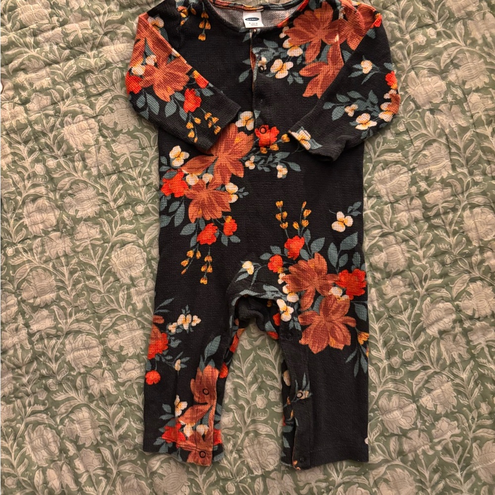 Harvest blossom jumper • Floral Baby Romper